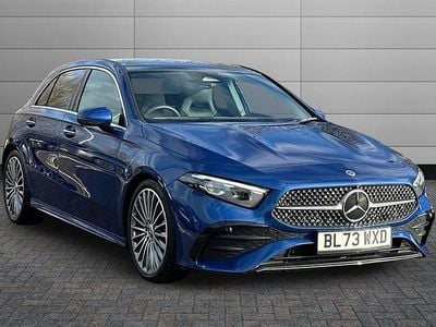 Blue Used 2024 Mercedes A200 AMG Line Premium Plus Hatchback | £25,895 (Expensive)