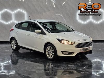 Used Ford Focus Titanium 125 HP (91 kW) 2018 White Hatchback
