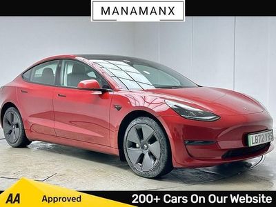 Red Used 2022 Tesla Model 3 Long Range AWD Sedan | £18,979 (Fair price)