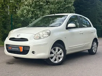 Usata Nissan Micra Acenta 80 CV (58 kW) 2012 Bianco Utilitaria
