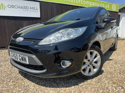 Used Ford Fiesta Zetec 82 HP (60 kW) 2010 Black Hatchback