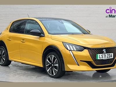 Used Peugeot e-208 GTi 100 kW (136 HP) 2021 Yellow Hatchback