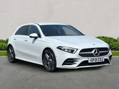 Usado Mercedes A200 AMG line 2021 Branco Citadino
