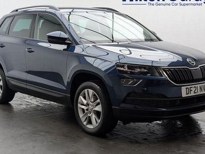 Blue Used 2021 Skoda Karoq SE Technology SUV | £15,650 (Super price)