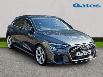 Używany Audi A3 S-Line 110 KM (80 kW) 2023 Szary Sedan/Limuzyna