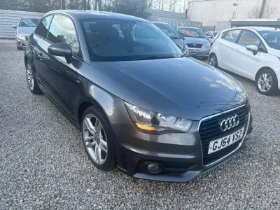 Used Audi A1 S-Line 105 HP (77 kW) 2014 Grey Hatchback
