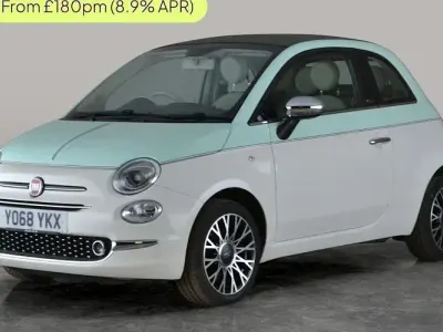 Begagnad Fiat 500C Collezione 69 HK (50 kW) 2019 Vit Cab