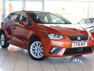 Used Seat Ibiza SE Technology 80 HP (58 kW) 2019 Orange Hatchback