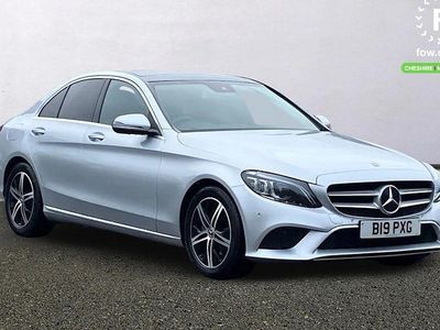Used Mercedes C220 Premium Plus 194 HP (142 kW) 2019 Silver Sedan