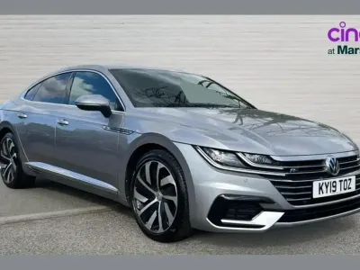 Used VW Arteon R-line 150 HP (110 kW) 2019 Pyrite silver metallic Hatchback