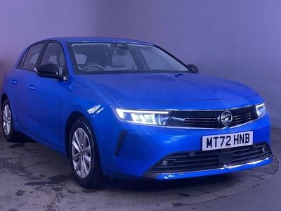 Used Vauxhall Astra Design Edition 130 HP (95 kW) 2022 Blue Hatchback