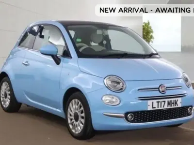 Käytetty Fiat 500 Lounge 69 HP (50 kW) 2017 Sininen Viistoperä