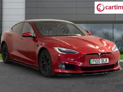Used Tesla Model S 443 kW (603 HP) 2018 Red Hatchback