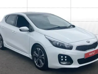 Begagnad Kia Ceed GT-Line S 136 HK (100 kW) 2017 Vit Halvkombi