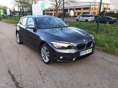 Begagnad BMW 116 Sport Line 2015 Grå Halvkombi