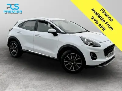 Used Ford Puma Titanium 125 HP (91 kW) 2023 Frozen white (premium paint) SUV