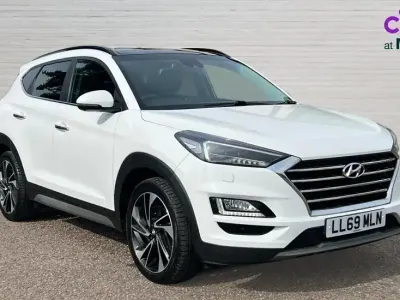 Used Hyundai Tucson Premium SE 177 HP (130 kW) 2019 White SUV