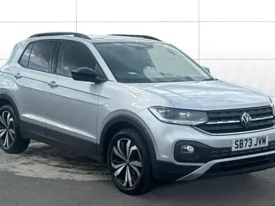 Used VW T-Cross Black Edition 110 HP (80 kW) 2023 Silver SUV