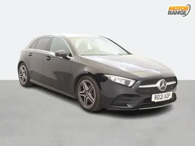 Used Mercedes A220 AMG line 190 HP (139 kW) 2021 Black Hatchback
