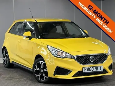 Used MG MG3 Exclusive 106 HP (77 kW) 2019 Yellow Hatchback