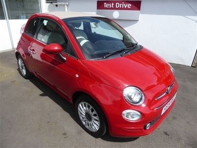 used Fiat 500 1.2 Lounge Convertible 2dr Petrol Manual Euro 6 (s/s) (69 bhp)
