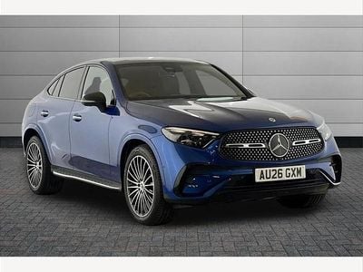 New Mercedes GLC300e AMG line 254 HP (186 kW) 2026 Blue Coupe