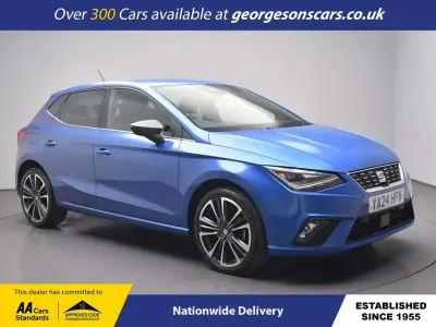 Used Seat Ibiza XCELLENCE Lux 115 HP (84 kW) 2024 Blue Hatchback