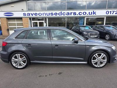 Begagnad Audi A3 S-Line 150 HK (110 kW) 2017 Grå Halvkombi