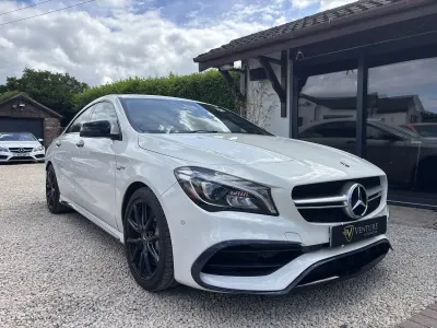 Used Mercedes CLA45 AMG AMG 381 HP (280 kW) 2017 White Sedan