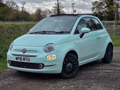 Used Fiat 500C Lounge 2016 Green Cabriolet