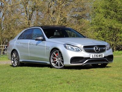 Used Mercedes E63S AMG 2015 Silver Sedan