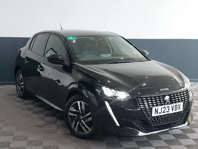 Used Peugeot 208 Allure+ 100 HP (73 kW) 2023 Black Hatchback