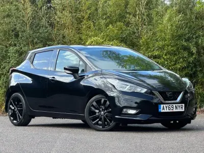 Used Nissan Micra Acenta 117 HP (86 kW) 2019 Black Hatchback