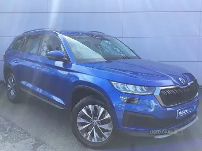 Second-hand Skoda Kodiaq SE Drive 150 CP (110 kW) 2023 Albastru SUV