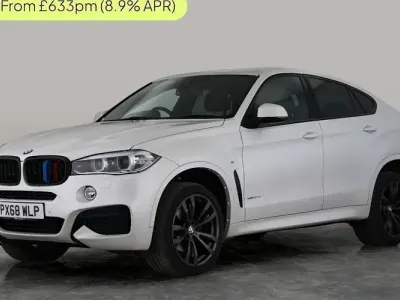 Used BMW X6 M Sport 258 HP (189 kW) 2018 White SUV
