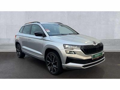Used Skoda Karoq SportLine 110 HP (80 kW) 2023 Brilliant silver metallic SUV