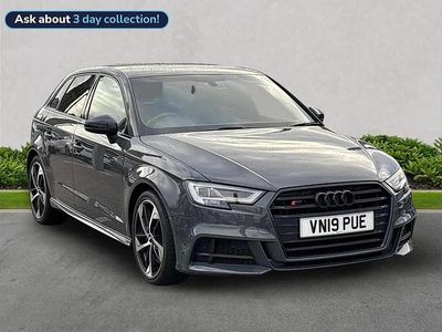 Used Audi S3 Sportback Black Edition 296 HP (217 kW) 2019 Grey Hatchback