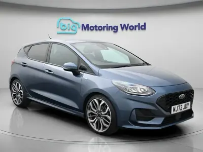Second-hand Ford Fiesta ST-Line X 125 CP (91 kW) 2023 Albastru Hatchback