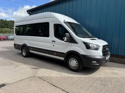 Used Ford Transit Trend 130 HP (95 kW) 2019 White Van