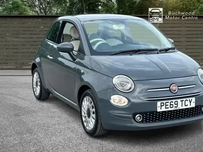 Used Fiat 500 Lounge 69 HP (50 kW) 2019 Grey Hatchback