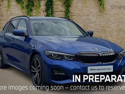 Used BMW 330e M Sport 288 HP (211 kW) 2021 Blue Estate