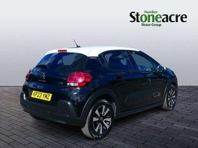 Used Citroën C3 PureTech 81 HP (59 kW) 2023 Black Hatchback