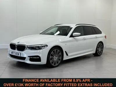 Used BMW 530 M Sport 265 HP (194 kW) 2017 White Estate