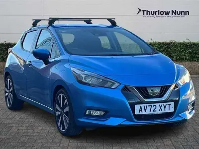 Second-hand Nissan Micra Tekna 92 CP (67 kW) 2022 Albastru Hatchback