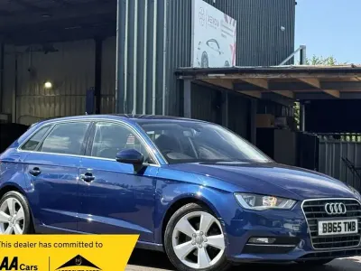 Used Audi A3 Sport 110 HP (80 kW) 2015 Blue Hatchback