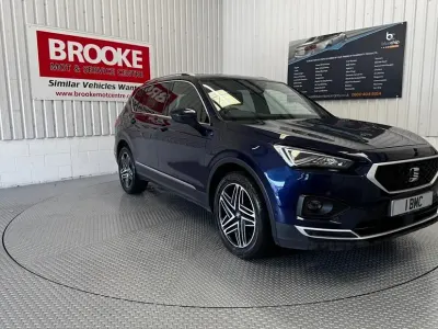 Used Seat Tarraco XCELLENCE 150 HP (110 kW) 2019 Blue SUV