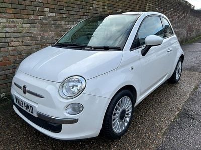 White Used 2013 Fiat 500 Lounge Hatchback | £3,495 (Fair price)