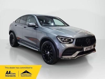 Used Mercedes GLC300e AMG line 258 HP (189 kW) 2021 Grey Coupe