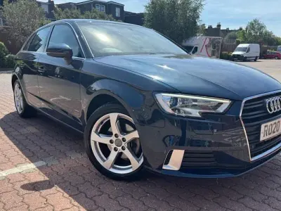 Used Audi A3 Sportback Sport 150 HP (110 kW) 2020 Blue Hatchback