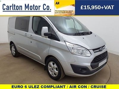 used Ford Transit Custom 310 TDCi 130 LIMITED L1 H1 DOUBLE CAB 6 SEATER FWD